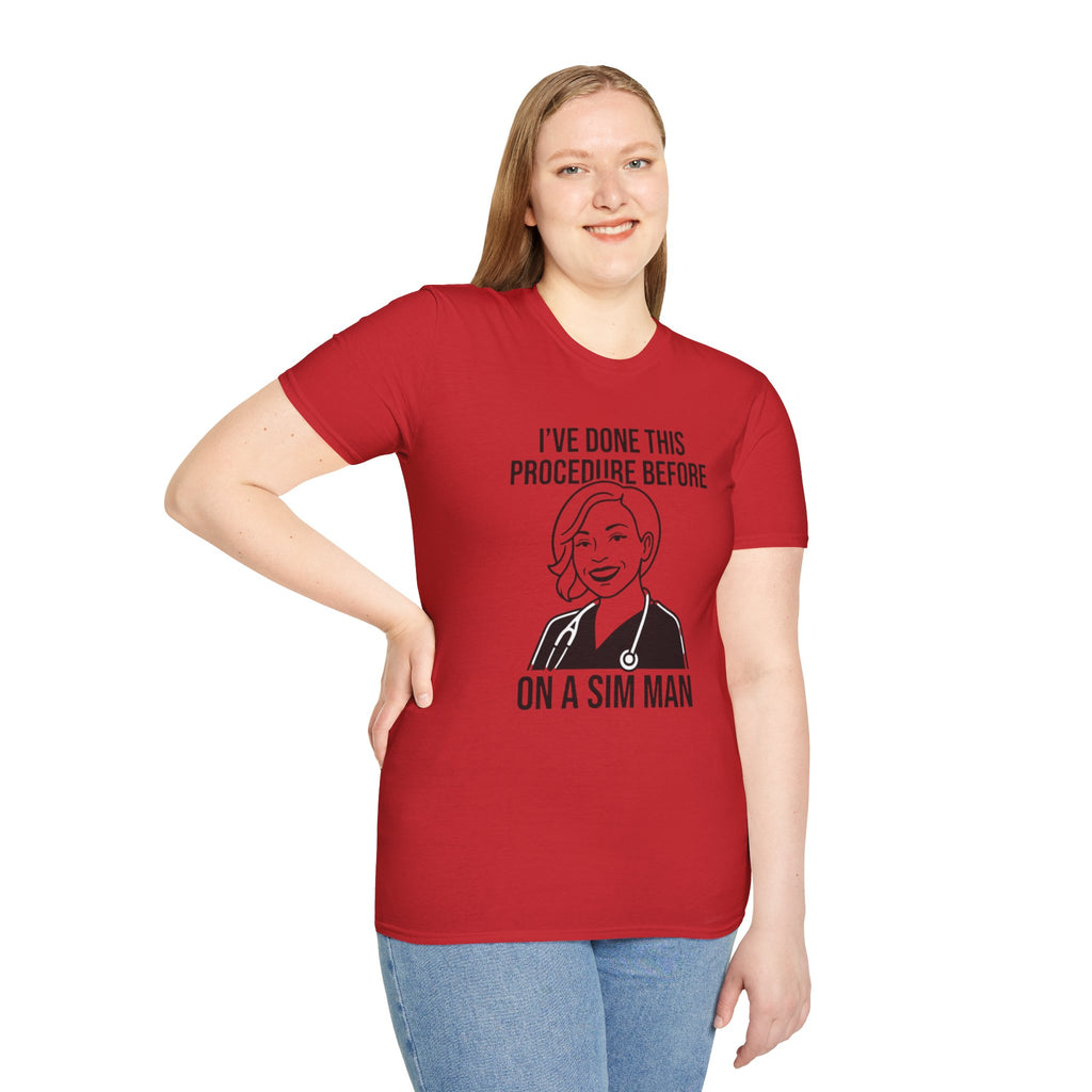 "SIM MAN" CONFIDENCE TEE