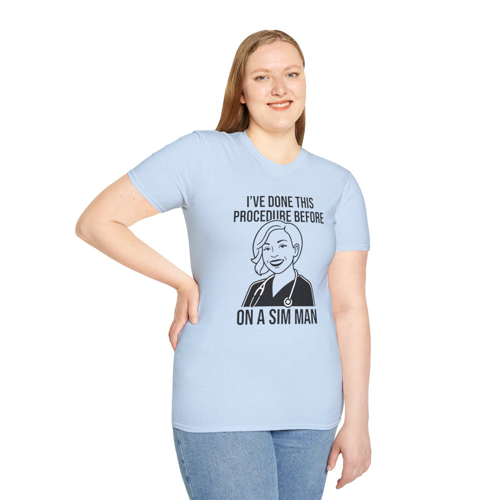 "SIM MAN" CONFIDENCE TEE